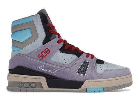 louis vuitton trainer sneaker boot purple